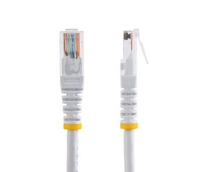 Product image for 15 M WHITE MOLDED CAT5E UTP PATCH CABLE