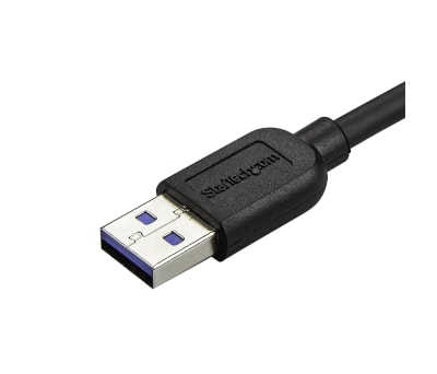 Product image for 1M USB 3.0 A TO MICRO B RIGHT ANGLE SLIM