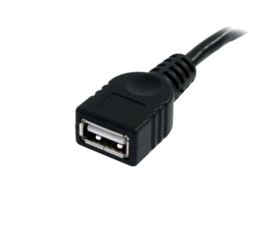 Product image for 10FT BLACK USB 2.0 EXTENSION CABLE A TO