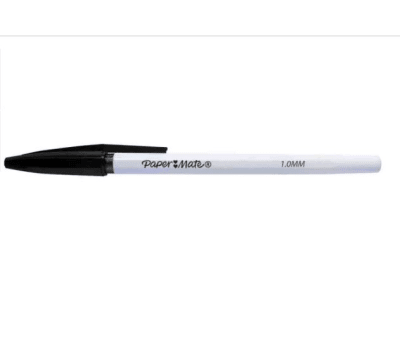 Product image for PAPERMATE 045 1MM PENS BLACK BOX 50