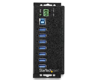 Product image for Startech 7x USB A, USB B Port Hub, USB 3.0 - AC Adapter Powered