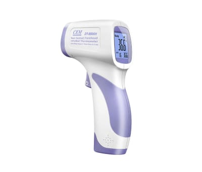 Product image for DT-8806 Infrared Thermometer, Max Temperature 60°C, ±0.3°C, Centigrade, Fahrenheit