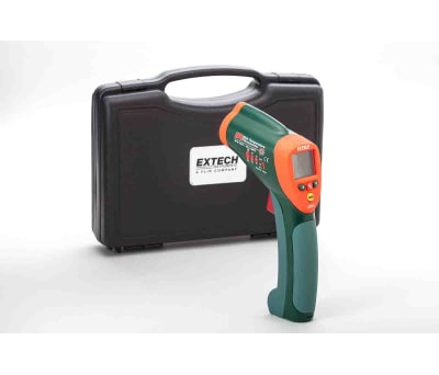 Product image for Extech 42545 Infrared Thermometer, Max Temperature +1000°C, 4 °F, Centigrade, Fahrenheit