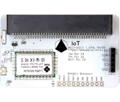 Product image for Pi Supply PIS-1130, RAK811 LoRa IoT micro:bit LoRa Node (Multi Frequency) for BBC micro:bit or other single board