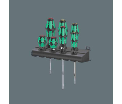 Product image for Wera Combination Phillips, Slotted Screwdriver Set 7 Piece