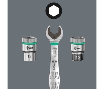 Product image for Wera No 20 x 22 mm Double Ended Open Spanner No, Non Sparking