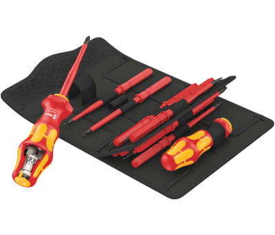 Product image for Wera Interchangeable Screwdriver Set 16 Piece