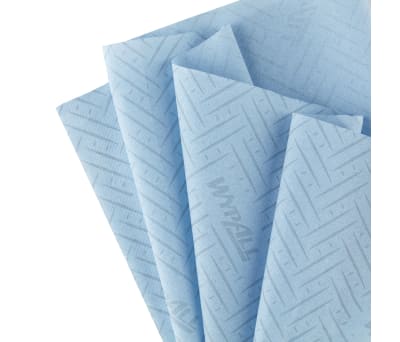 Product image for Kimberly Clark Centrefeed of 4800 Blue WypAll® L10 Food & Hygiene Wiping Paper Paper Wipes for Food Industry, General