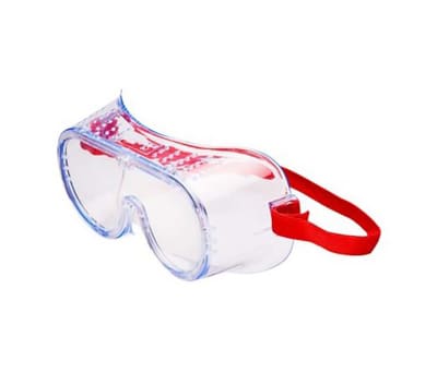Product image for 3M SAFETY GOGGLES, DIRECT VENTED, CLEAR