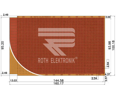 Product image for PCB,RE523HP,EURO,SOLDERING STR