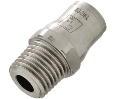 Product image for Male taper straight adaptor,R1/4x12mm