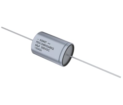 Product image for PEG124 axial Al electro cap,47uF 450V