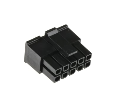 Product image for Molex, Micro-Fit 3.0 Female Connector Housing, 3mm Pitch, 10 Way, 2 Row