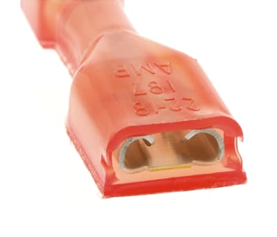 Product image for Receptacle terminal, Ultra-Fast 187, red