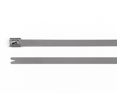 Product image for Self locking s/steel cable tie,4.6x127mm