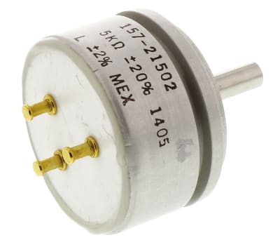 Product image for 157-21 servo mount pot,5K lin 22mm 1W