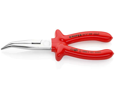 Product image for Knipex 200 mm Vanadium Electric Steel Long Nose Pliers With 73mm Jaw Length