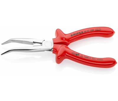 Product image for Knipex 200 mm Vanadium Electric Steel Long Nose Pliers With 73mm Jaw Length