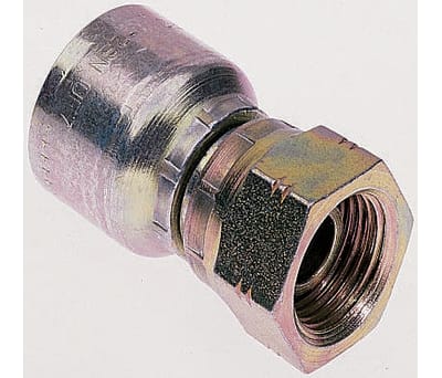 Product image for 1/4IN BSP STRAIGHT HOSE CRIMP FITTING