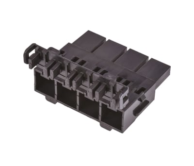Product image for Molex, Mini-Fit Sr Receptacle Connector Housing, 10mm Pitch, 4 Way, 1 Row