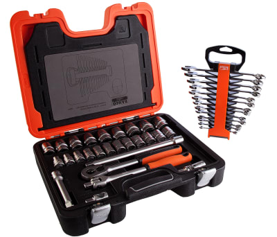 Product image for 40 piece Bahco 1/2in drive socket set