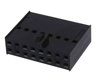 Product image for Molex, C-Grid III Female Connector Housing, 2.54mm Pitch, 16 Way, 2 Row