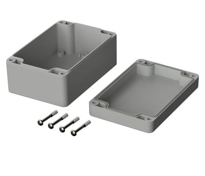 Product image for IP65 LIGHT GREY ABS BOX,120X80X60MM