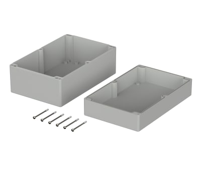 Product image for IP65 LIGHT GREY ABS BOX,250X160X120MM