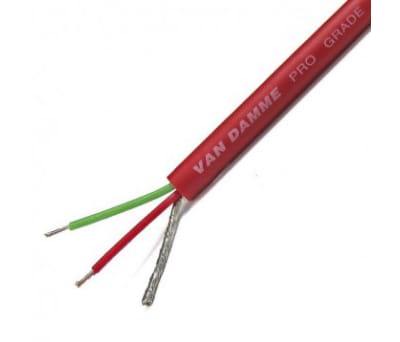 Product image for RED BALANCED A/V PATCH CABLE,100M