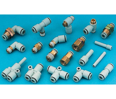 Product image for White push-in one touch plug fitting,4mm