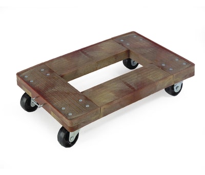 Product image for RS PRO Plastic Dolly, 350kg Load, 405mm W x 610mm L x 125mm H