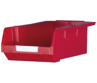 Product image for Red stack & nest bin,470x385.5x180mm