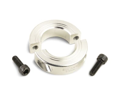 Product image for ALUMINIUM 2 PIECE CLAMP COLLAR,25MM BORE