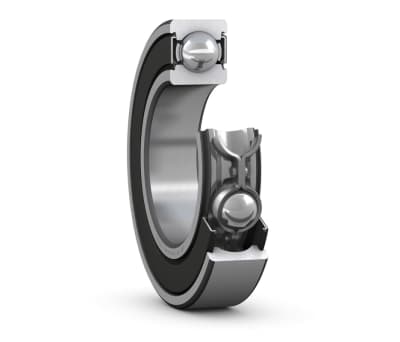 Product image for SKF Deep Groove Ball Bearing - Plain Race Type, 20mm I.D, 47mm O.D