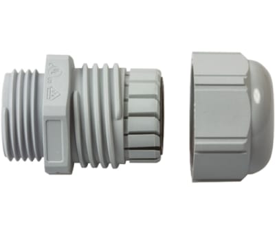 Product image for Cable gland, nylon, grey, M20x1.5, IP68