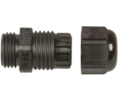 Product image for Cable gland, nylon, black, M16x1.5, IP68