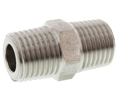 Product image for STRAIGHT S/STEEL ADAPTOR,1/4IN BSPT M