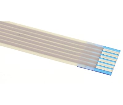 Product image for 6 way FFC cable jumper,1.2A 60Vac 1mm