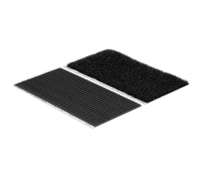 Product image for VELCRO BLACK HD STICK ON STRIP,100X50MM