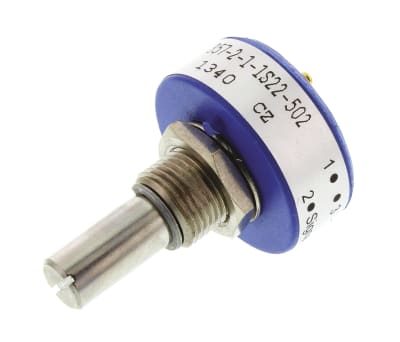 Product image for 357-2-0 1 turn precision pot,5K lin 22mm