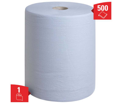 Product image for Kimberly Clark Dry Cleaning Wipes for Light Duty Cleaning Use, Roll of 500