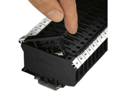 Product image for Phoenix Contact Black UK 5-HESI Fused DIN Rail Terminal, 26  10 AWG, 1mm², ATEX, 500 V