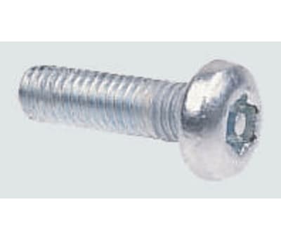 Product image for ZnPt steel tamperproof screw,M4x12mm