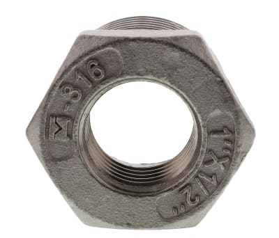 Product image for Hexagon bush,1in BSPT M-1/2in BSPP F