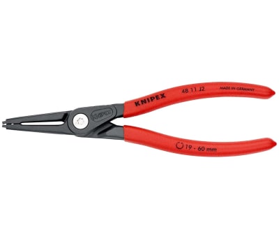 Product image for Knipex Chrome Vanadium Steel Snap Ring Pliers Circlip Pliers, 180 mm Overall Length