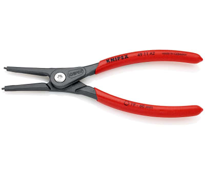 Product image for Knipex Chrome Vanadium Steel Snap Ring Pliers Circlip Pliers, 180 mm Overall Length