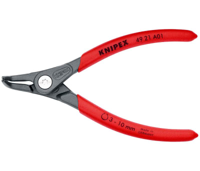 Product image for Knipex Chrome Vanadium Steel Snap Ring Pliers Circlip Pliers, 130 mm Overall Length