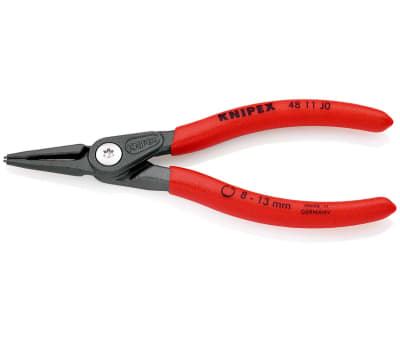 Product image for Knipex Chrome Vanadium Steel Snap Ring Pliers Circlip Pliers, 140 mm Overall Length