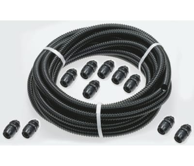 Product image for Blk spiral IP67 contractor pack, 20mm