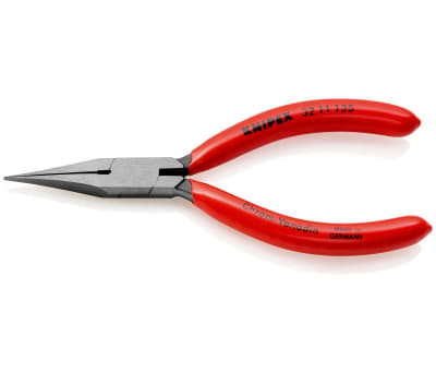 Product image for Knipex 135 mm Chrome Vanadium Steel Long Nose Pliers With 34mm Jaw Length